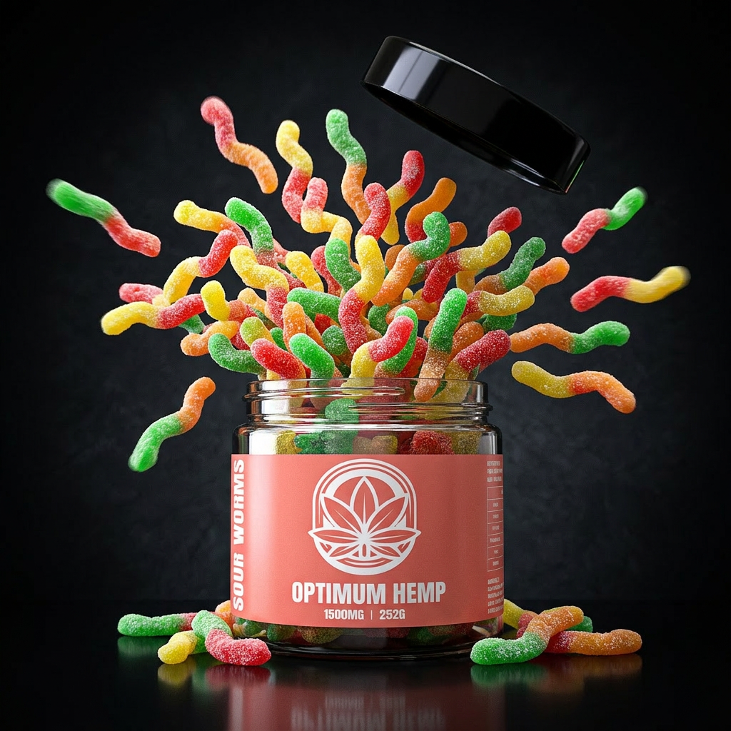 Sour Worms 1500mg